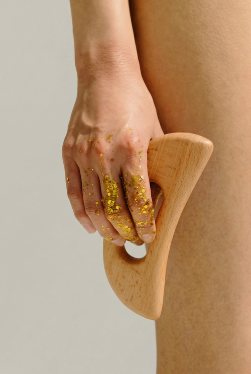 Wood Gua Sha Body Tool – Anti-Cellulite Muscle Scraper