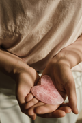 Rose Quartz Gua Sha – Anti-Cellulite Facial Massager