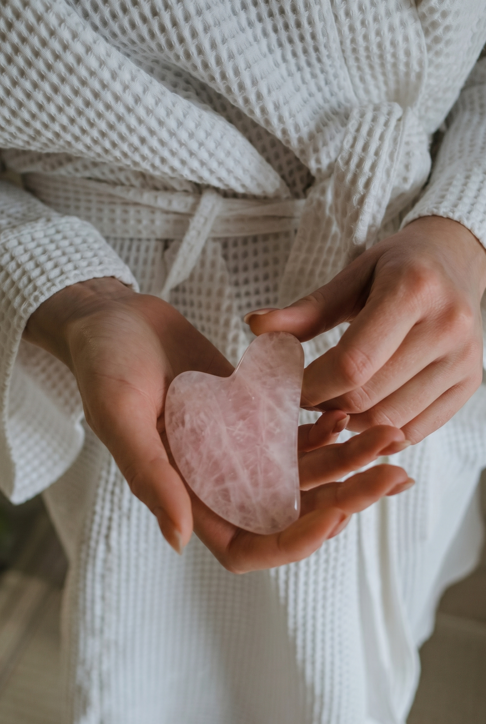 Rose Quartz Gua Sha – Anti-Cellulite Facial Massager